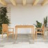 Juego de comedor para jardín 3 pzas madera maciza de