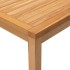 Juego de comedor para jardín 3 pzas madera maciza de