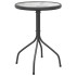 Juego de comedor para jardín 3 piezas acero