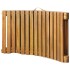 Tumbonas 2 unidades con cojines madera maciza de