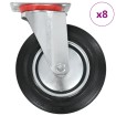 Ruedas giratorias 8 unidades 200 mm