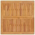 Juego comedor de jardín 3 pzas cojines gris oscuro madera
