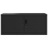 Armario archivador de acero negro 90x40x110