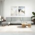 Sofá cama en forma de L terciopelo gris claro 279x140x70