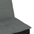 Sofá cama en forma de L tela gris oscuro 255x140x70