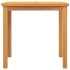 Juego de comedor para jardín 5 piezas madera maciza de