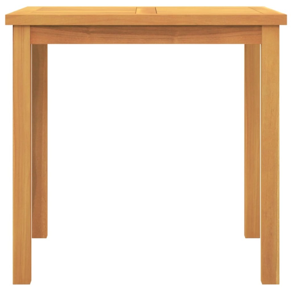 Juego de comedor para jardín 5 piezas madera maciza de