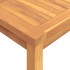 Juego de comedor para jardín 5 piezas madera maciza de