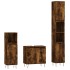 Set de muebles baño 3 pzas madera contrachapada roble