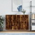 Armarios de pared 2 unidades roble ahumado 69,5x34x90