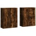 Armarios de pared 2 unidades roble ahumado 69,5x34x90