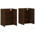 Armarios de pared 2 unidades marrón roble 69,5x34x90