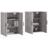 Armarios de pared 2 unidades gris Sonoma 69,5x34x90
