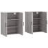 Armarios de pared 2 unidades gris Sonoma 69,5x34x90