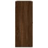 Armarios de pared 2 uds madera de ingeniería marrón