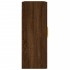 Armarios de pared 2 uds madera de ingeniería marrón