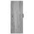 Armarios de pared 2 uds madera de ingeniería gris