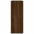 Armarios de pared 2 uds madera de ingeniería marrón