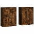 Armarios de pared 2 uds madera de ingeniería roble