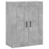 Aparador alto madera contrachapada gris hormigón 69,5x34x180