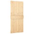 Puerta corredera con herrajes madera maciza de pino 95x210