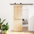 Puerta corredera con herrajes madera maciza de pino 70x210
