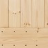 Puerta corredera con herrajes madera maciza de pino 70x210
