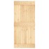Puerta corredera con herrajes madera maciza de pino 95x210