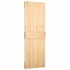 Puerta corredera con herrajes madera maciza de pino 70x210