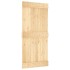 Puerta corredera con herrajes madera maciza de pino 95x210