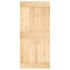Puerta corredera con herrajes madera maciza de pino 95x210