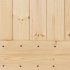 Puerta corredera con herrajes madera maciza de pino 95x210