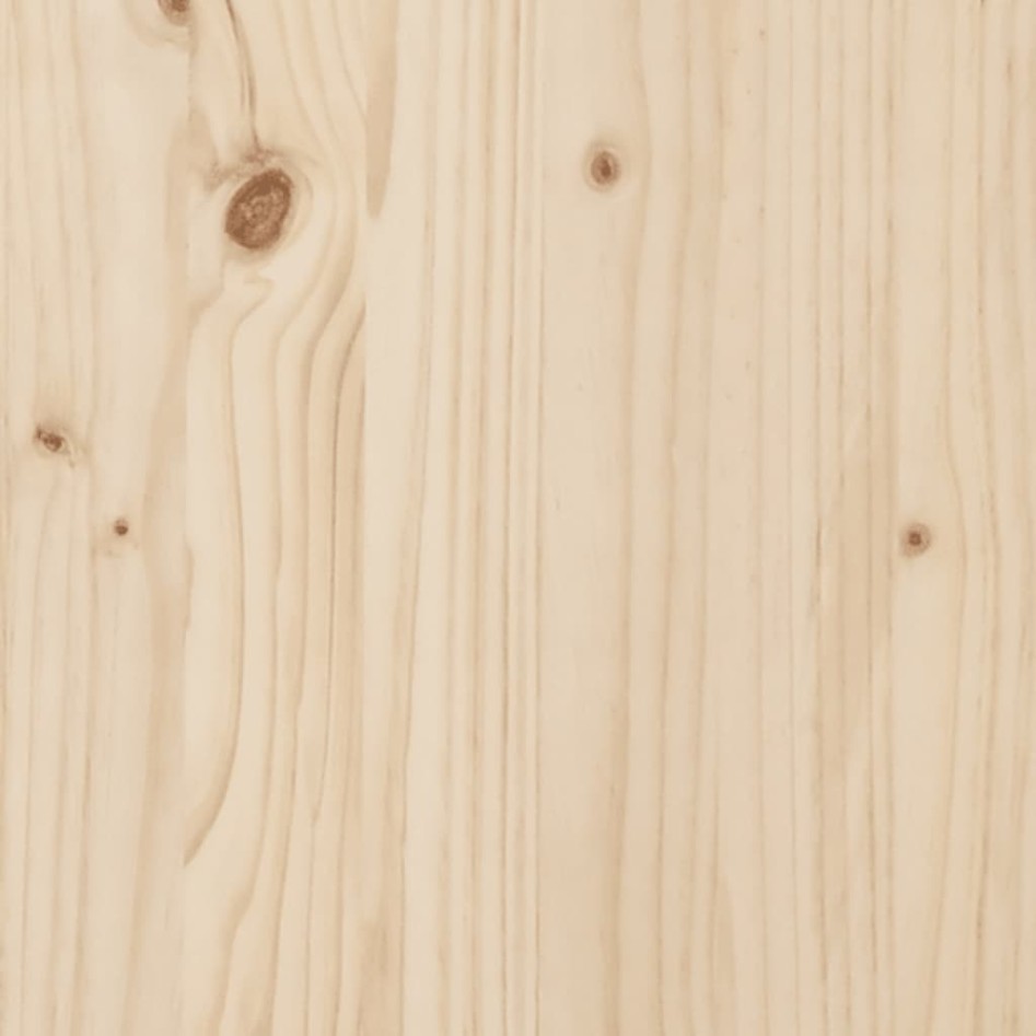 Juego de muebles de jardín 6 piezas madera maciza de