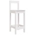 Set de mesa y taburetes altos jardín 5 pzas madera pino