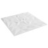 Paneles de pared 48 uds XPS amatista blanco 50x50 cm 12