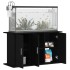 Soporte para acuario madera de ingeniería negro 101x41x58