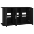 Soporte para acuario madera de ingeniería negro 101x41x58