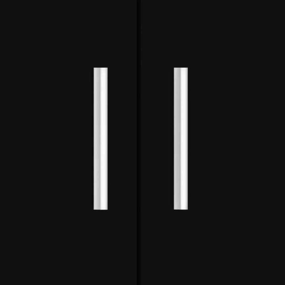 Soporte para acuario madera de ingeniería negro 101x41x58