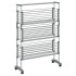 Tendedero para ropa con ruedas aluminio 89x64x129
