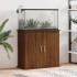 Soporte para acuario madera ingeniería marrón roble 81x36x73