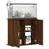 Soporte para acuario madera ingeniería marrón roble 81x36x73