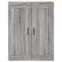 Aparador alto madera contrachapada gris sonoma 69,5x34x180