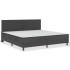 Cabecero de tela gris oscuro 200x200