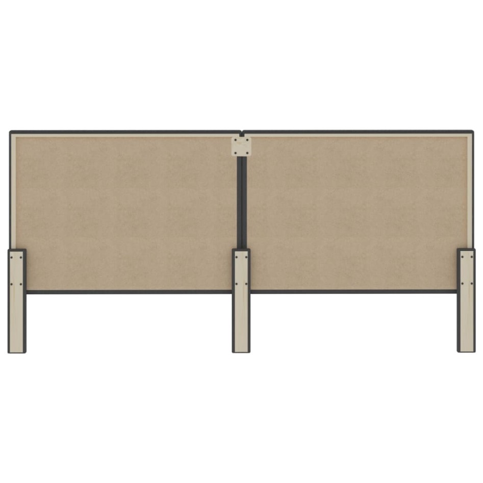 Cabecero de tela gris oscuro 200x200