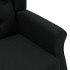 Sillón con reposapiés de tela