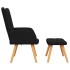 Sillón de relax con reposapiés tela