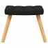 Sillón de relax con reposapiés tela