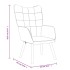 Sillón de relax con reposapiés tela