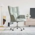 Sillón de relax de terciopelo gris