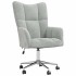 Sillón de relax de terciopelo gris
